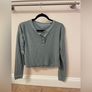 Teal American Eagle Long Sleeve